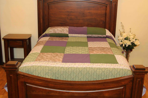 Diamond Piece Patchwork Quilt