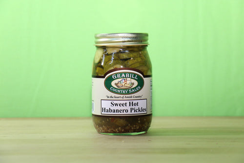 Sweet Hot Habanero Pickles