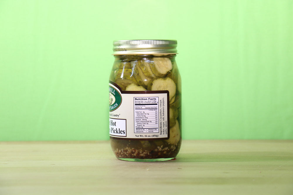 Sweet Hot Habanero Pickles Old World Amish